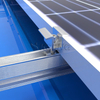 Support de montage de toit en &eacute;tain m&eacute;tallique pour panneau solaire, Structure de toit en L pieds