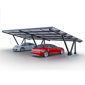 Les structures de montage de stationnement de voiture solaire imperméabilisent le système de montage de carport solaire