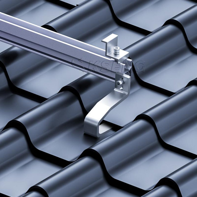 Crochet de toit de tuile d'installation facile en acier inoxydable SUS304 en gros pour système de montage solaire