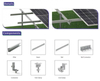 Structure au sol de supports de montage de panneau solaire picovolte d'acier au carbone de Kseng pour le syst&egrave;me d'&eacute;nergie solaire