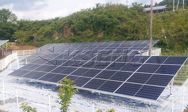 Support de sol en alliage d'aluminium - Kashima 3991 Kashima City Japon - Capacité installée 82,08 kW