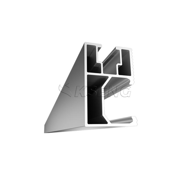 Le fabricant de systèmes de montage solaire fournit un rail en aluminium pour montage de panneaux solaires pour système de rayonnage sur toit photovoltaïque