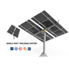 PV d&eacute;pistant les structures solaires de traqueur d'axe simple de syst&egrave;me d'&eacute;nergie solaire de contr&ocirc;leur