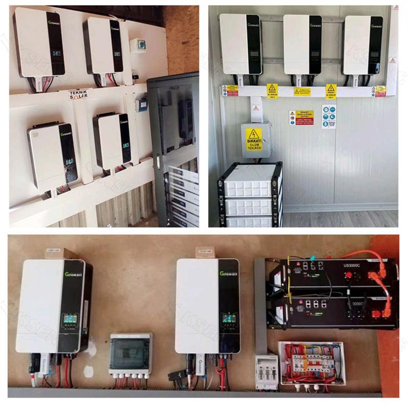 Growatt SPF 5000 ES hors réseau 48v 5000W Pv onduleur solaire avec fonction parallèle