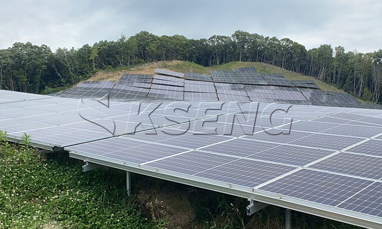 Support de sol en alliage d'aluminium-4MW à Nishi Ku Kobe City Japon