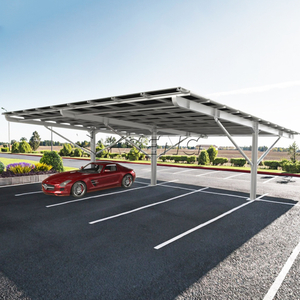 Grande structure solaire imperm&eacute;able commerciale d'abri de voiture de l'acier au carbone T