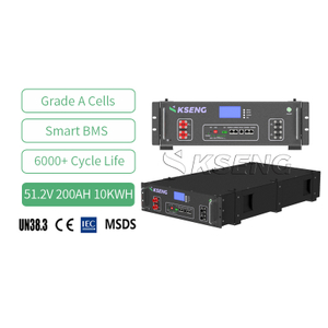 Pack de batterie Lifepo4 d'installation de b&acirc;ti de support de batteries d'ion de lithium de Kseng 51.2V 200Ah