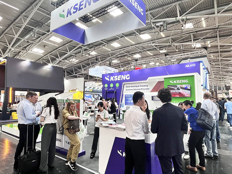 Intersolar Europe 2024 - Kseng Solar a pr&eacute;sent&eacute; des solutions pionni&egrave;res de rayonnages solaires en Allemagne