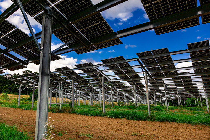 Structure de ferme solaire Zn-Al-Mg &agrave; haute r&eacute;sistance, capacit&eacute; de charge &eacute;lev&eacute;e