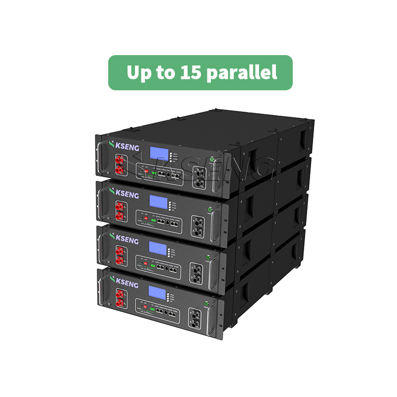 Pack de batterie Lifepo4 d'installation de b&acirc;ti de support de batteries d'ion de lithium de Kseng 51.2V 200Ah