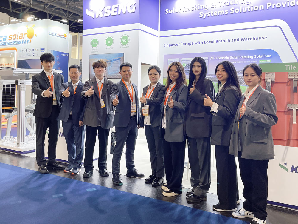 Solar Solutions D&uuml;sseldorf 2024 – Kseng Solar conclut une autre ann&eacute;e r&eacute;ussie en Allemagne avec des supports solaires polyvalents et des solutions de stockage d'&eacute;nergie