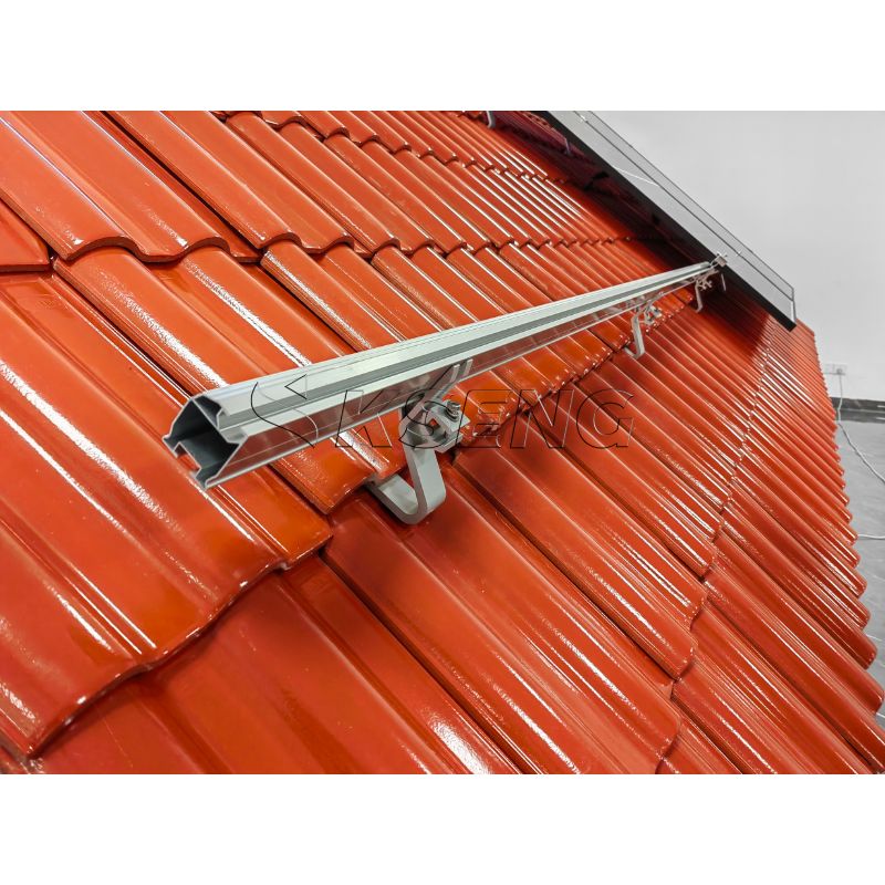 Dernier produit Rail en aluminium de montage de panneau solaire &agrave; assemblage rapide