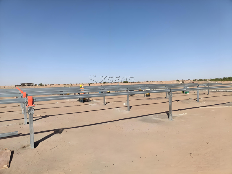 Projet de suivi solaire &agrave; axe unique en Mauritanie