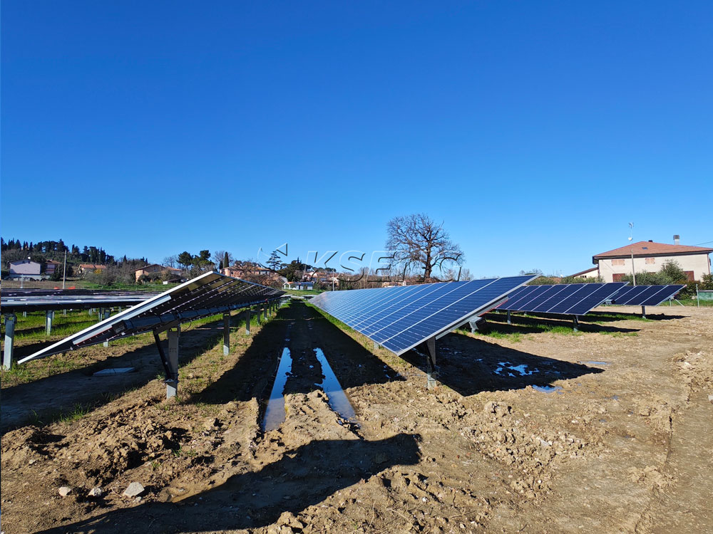 Syst&egrave;me de suivi solaire &agrave; axe unique de 11&nbsp;MW