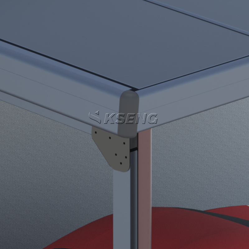 Abri solaire mural en aluminium
