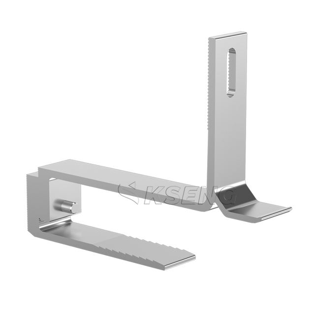 Crochet de toit de tuile solaire en aluminium de stabilité durable de Kseng