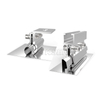 Pince de toit en m&eacute;tal solaire en aluminium pour panneau solaire