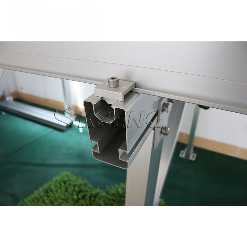 Pince de rail solaire en aluminium pour syst&egrave;me de montage de panneaux solaires
