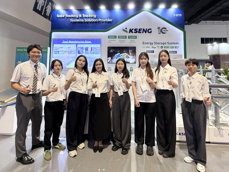 Solar & Storage Live Philippines 2025 - Kseng Solar pr&eacute;sente diverses solutions de rayonnages solaires, soutenant la transformation &eacute;nerg&eacute;tique des Philippines