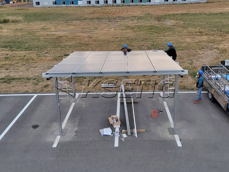 Carport solaire photovoltaïque de système de montage de carport étanche en gros personnalisé en Chine