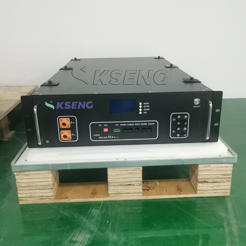 Pack de batterie Lifepo4 d'installation de b&acirc;ti de support de batteries d'ion de lithium de Kseng 51.2V 200Ah