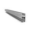 Rails de montage de panneaux solaires noirs en aluminium, vente chaude