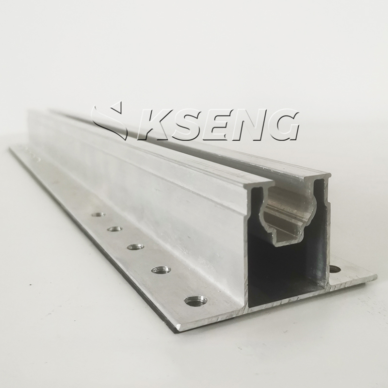 Kit de mini rail solaire en aluminium Syst&egrave;me de montage PV sur toit en m&eacute;tal