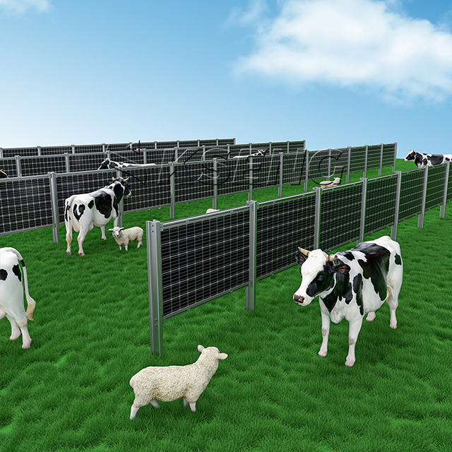 syst&egrave;me de montage de ferme solaire