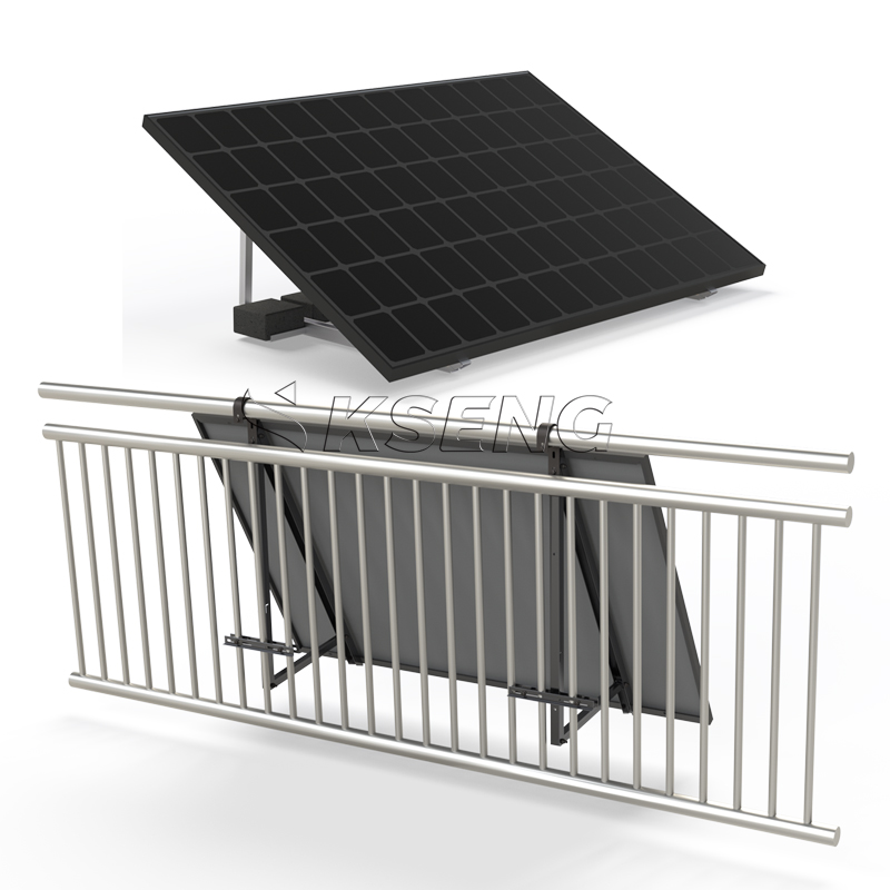 support de montage solaire r&eacute;glable pour balcon