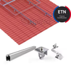 Dernier produit Rail en aluminium de montage de panneau solaire &agrave; assemblage rapide