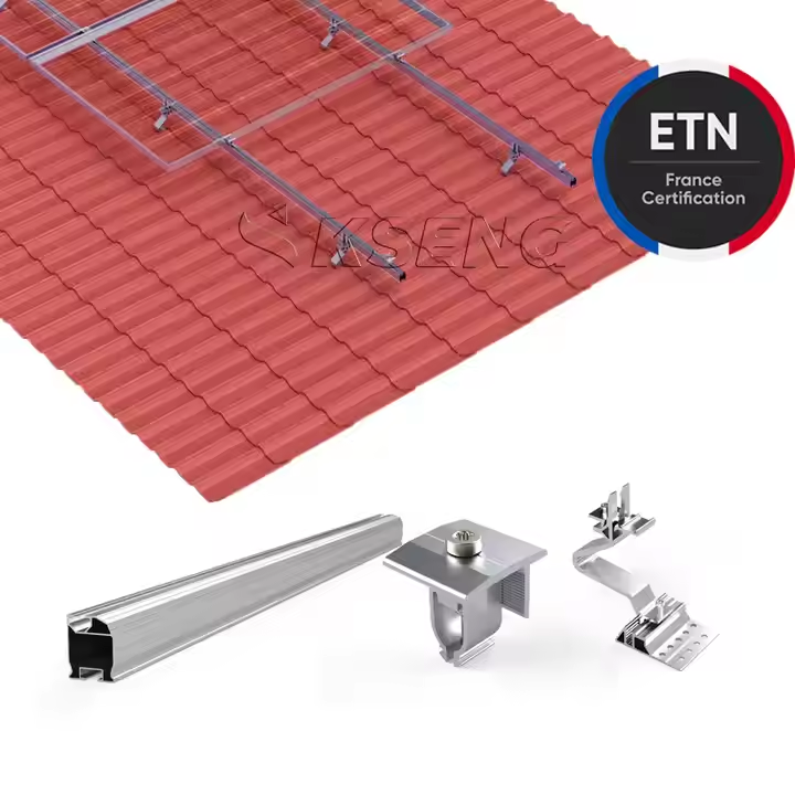 Dernier produit Rail en aluminium de montage de panneau solaire &agrave; assemblage rapide