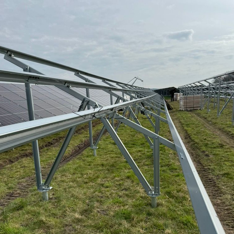 Projet de montage solaire au sol en Allemagne