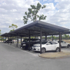 Syst&egrave;me de rayonnage pour abri de voiture solaire, structure en aluminium imperm&eacute;able, coupe-vent et durable