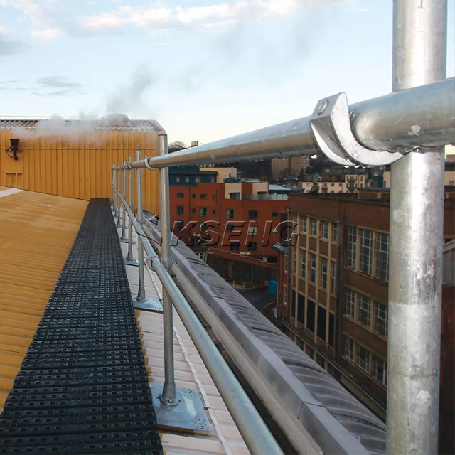 Syst&egrave;me de s&eacute;curit&eacute; de garde-corps de toit de galvanisation &agrave; chaud d'installation rapide