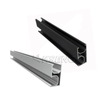 Rails de montage de panneaux solaires noirs en aluminium, vente chaude