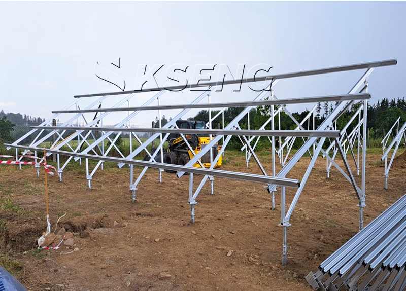syst&egrave;me de montage solaire au sol
