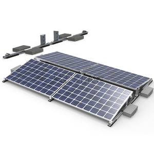 Support de ballast PV pour syst&egrave;me de montage sur toit plat de panneaux solaires de nouvelle conception