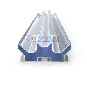Rail solaire &eacute;tanche AL6005-T5 pour applications d'abris de voiture et de pergola
