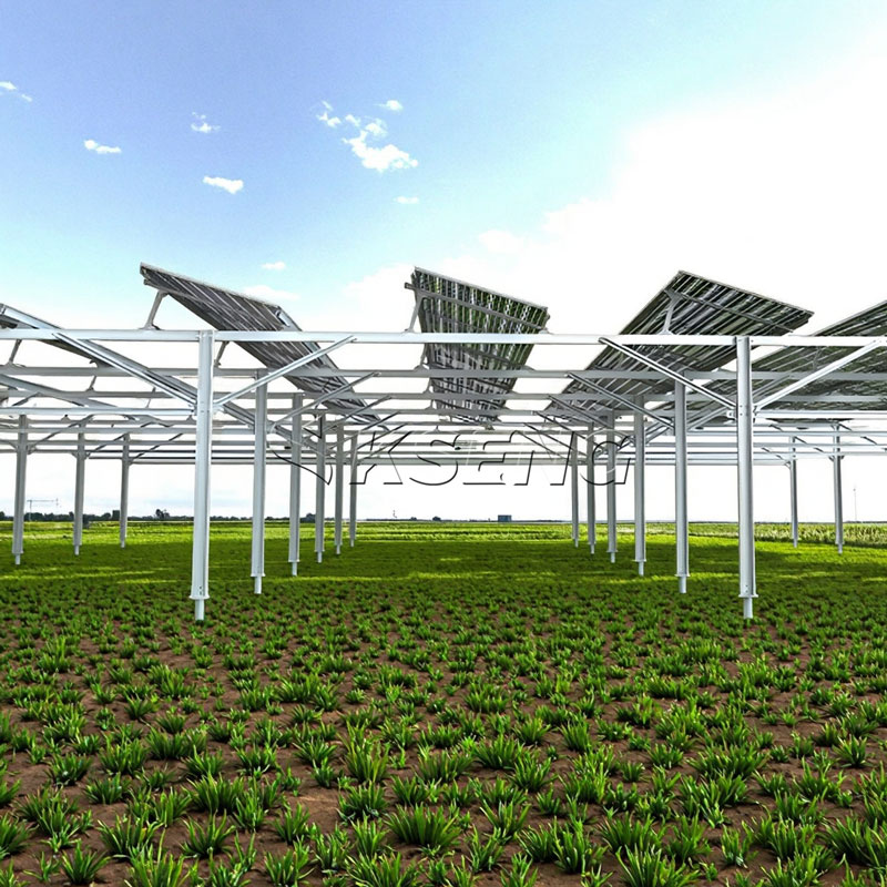 syst&egrave;me de montage de ferme solaire