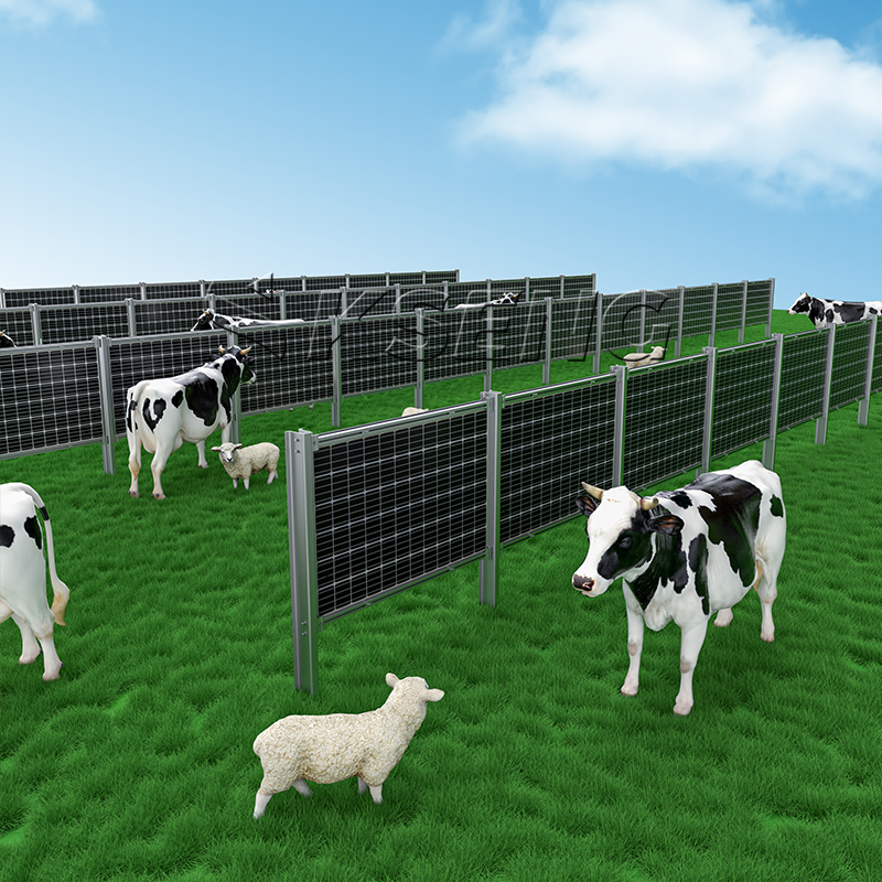 syst&egrave;me de montage de ferme solaire