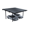 Abri de voiture solaire noir &eacute;l&eacute;gant de haute qualit&eacute;