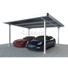 Syst&egrave;me de rayonnage pour abri de voiture solaire, structure en aluminium imperm&eacute;able, coupe-vent et durable