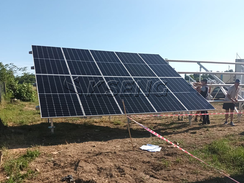 Système de montage au sol solaire tchèque Case-353.16KW