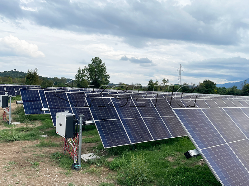 Traqueur solaire de 2 MW en Italie