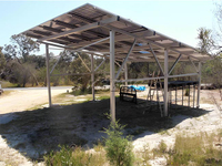 Abri solaire Australie pour 2 voitures