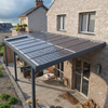 Abri solaire mural en aluminium