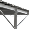 Grande structure solaire imperm&eacute;able commerciale d'abri de voiture de l'acier au carbone T