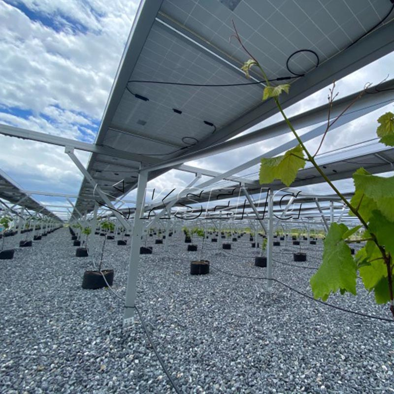 syst&egrave;me de montage de ferme solaire