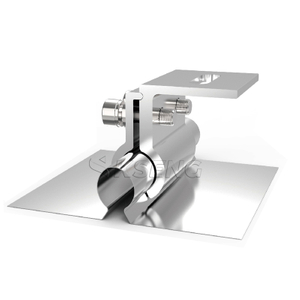 Pince de toit solaire en aluminium pour supports solaires de toit en m&eacute;tal