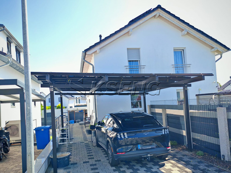 &Eacute;tude de cas – Solutions d'abris solaires de Kseng Solar avec stock local et livraison rapide dans toute l'Europe